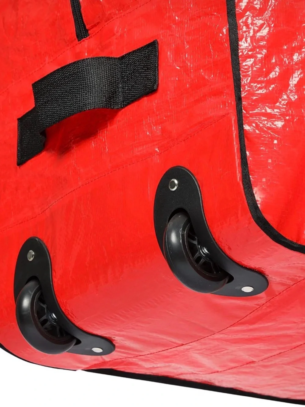 Red Christmas Tree Storage Bag with Wheels